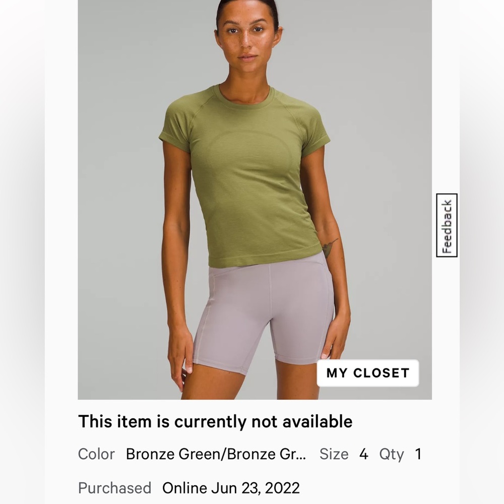 Lululemon Swiftly Tech SA 2.0 - race